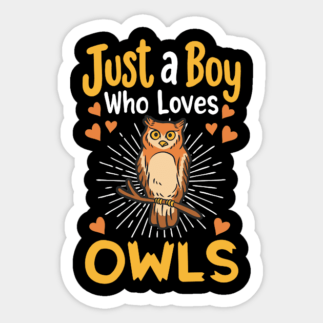 Owl Owl Lover Birdwatching Sticker by KAWAIITEE